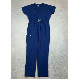 Wonder Wink Renew Scrubs Jumpsuit Size Large Blue Color